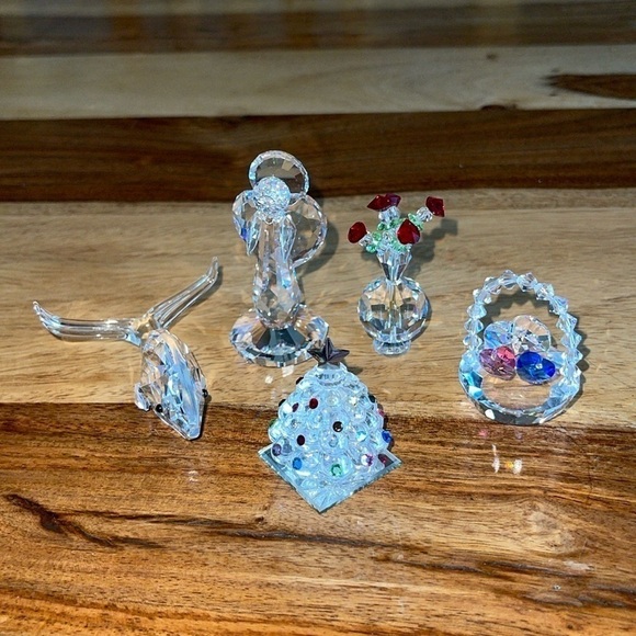 Faceted Crystal Figurine Bundle - Picture 1 of 6